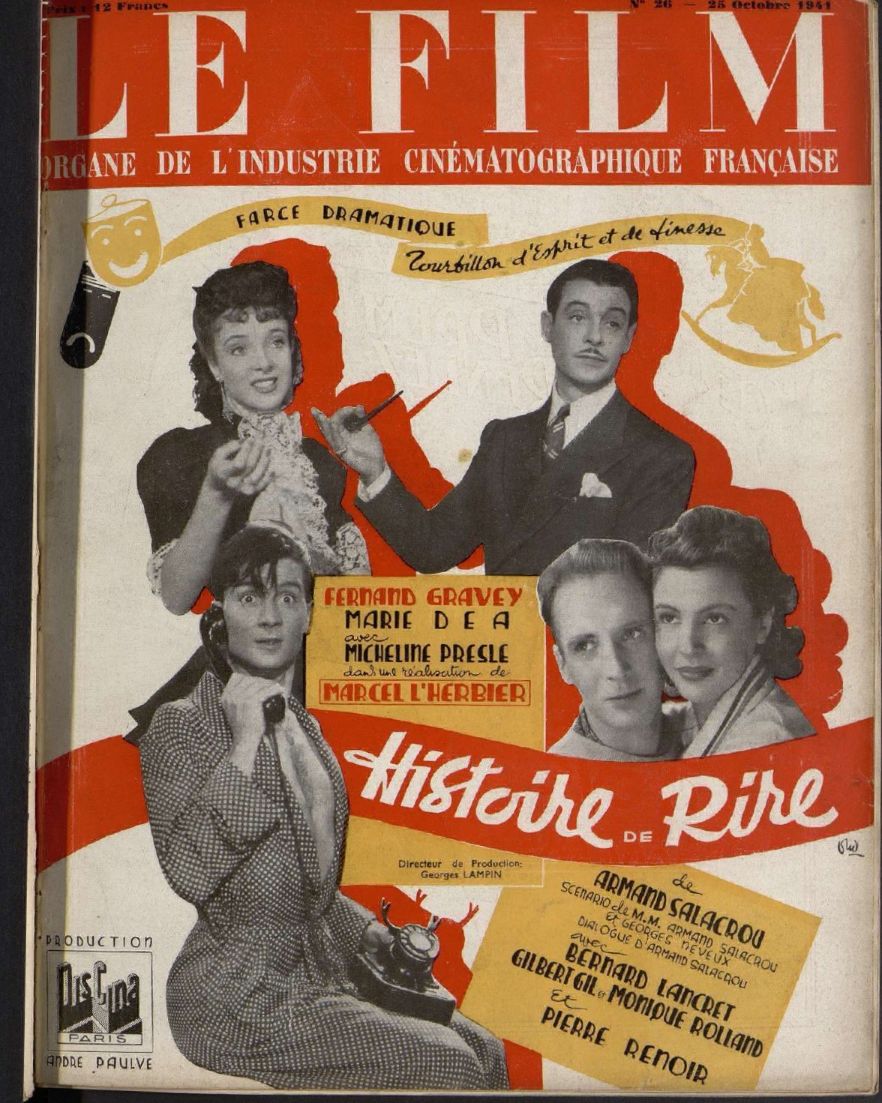 FILM | LE (40s) magazine side cover Issue 26 25 October 1941
