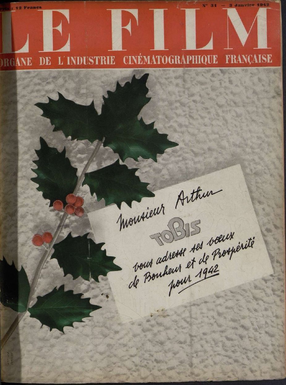 FILM | LE (40s) magazine side cover Issue 31 3 January 1942