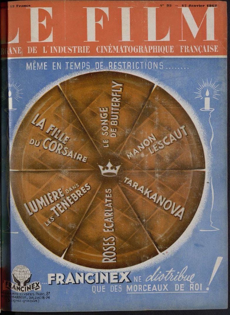 FILM | LE (40s) magazine side cover Issue 32 17 January 1942