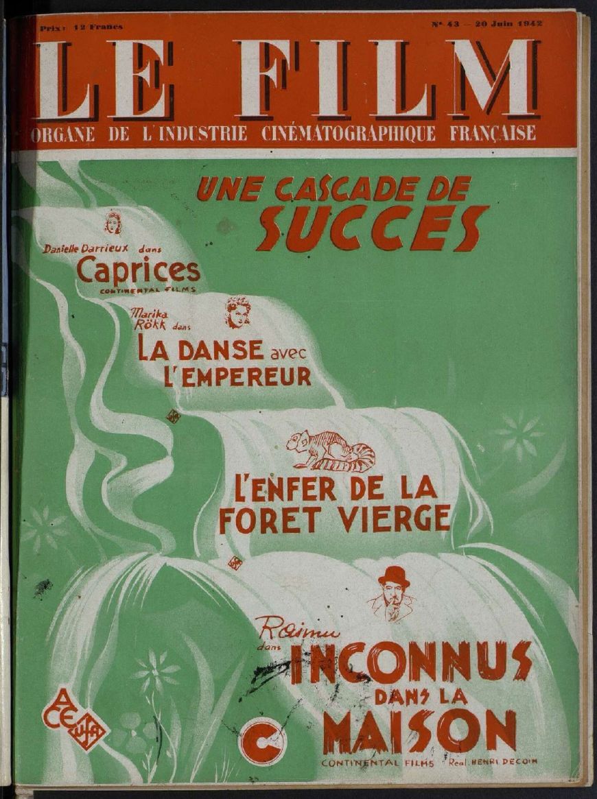 FILM | LE (40s) magazine side cover Issue 43 20 June 1942