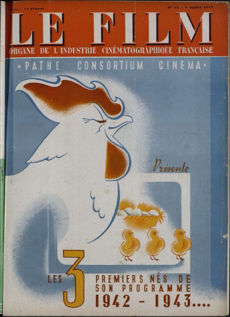 FILM | LE (40s) magazine side cover Issue 44 4 July 1942