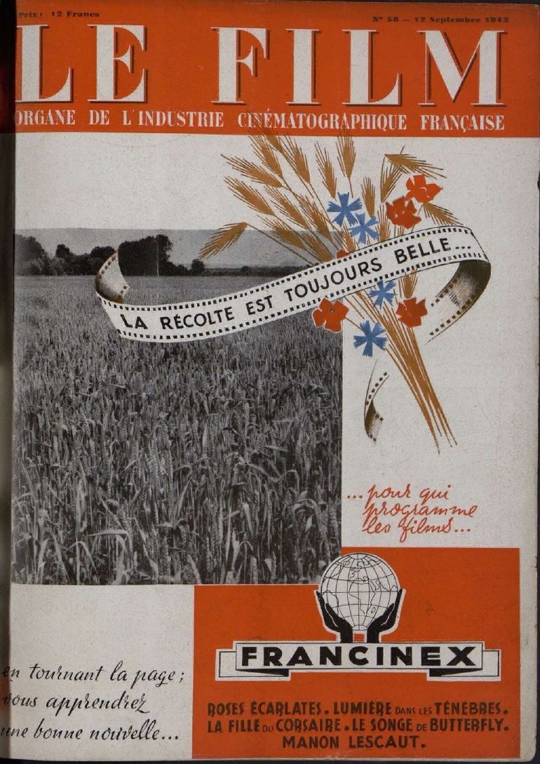 FILM | LE (40s) magazine side cover Issue 48 12 September 1942