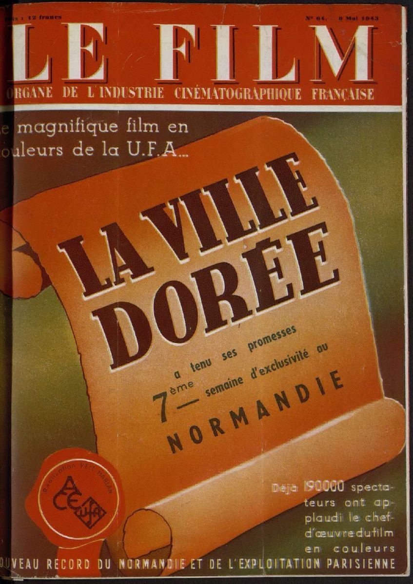 FILM | LE (40s) magazine side cover Issue 64 6 May 1943