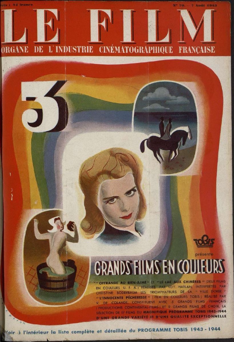 FILM | LE (40s) magazine side cover Issue 70 7 August 1943