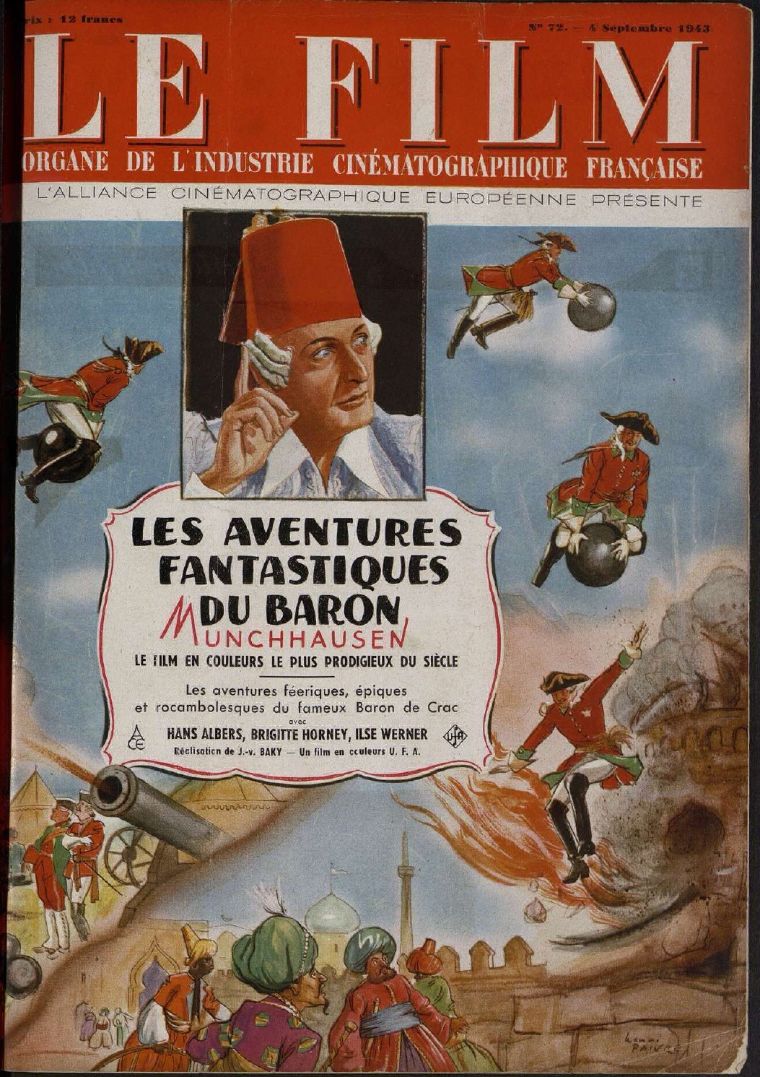 FILM | LE (40s) magazine side cover Issue 72 4 September 1943