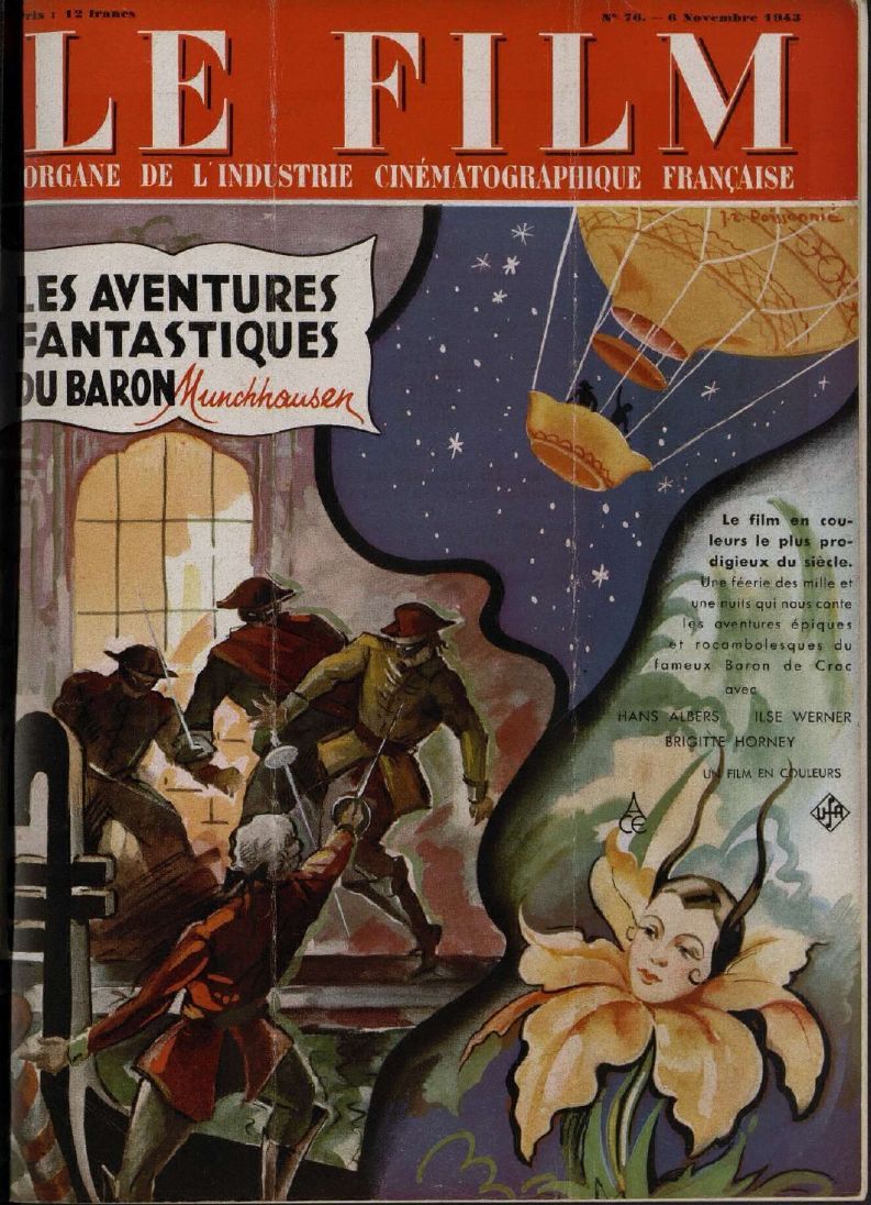 FILM | LE (40s) magazine side cover Issue 76 6 November 1943