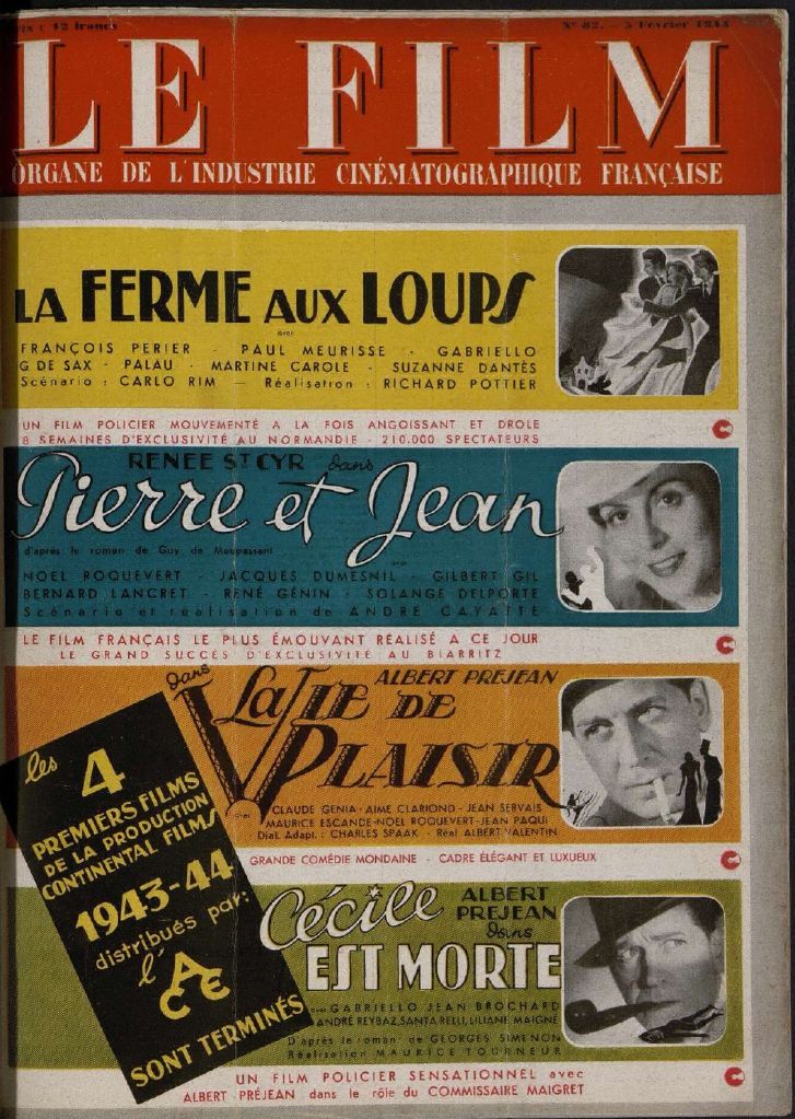 FILM | LE (40s) magazine side cover Issue 82 5 February 1944
