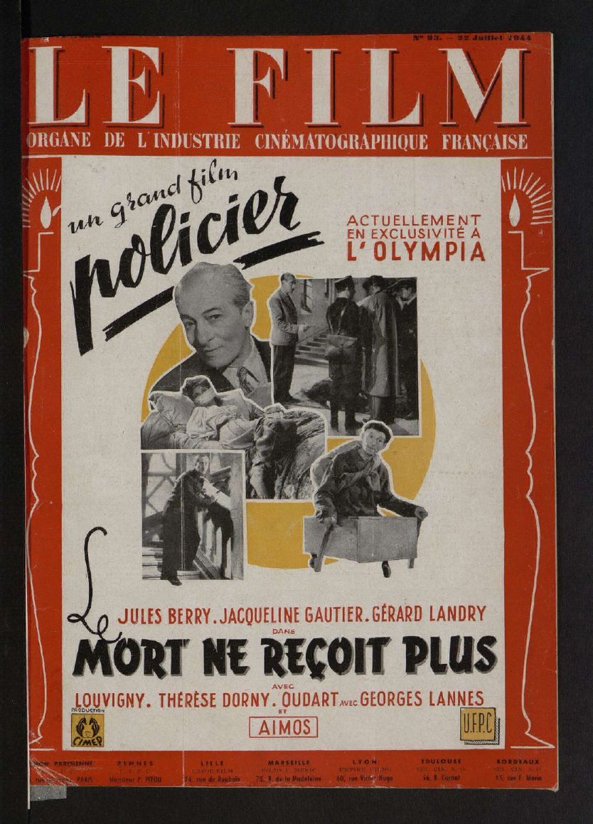 FILM | LE (40s) magazine side cover Issue 93 22 July 1944