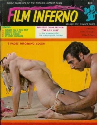 FILM INFERNO magazine side cover  Vol 1 No  3   1969