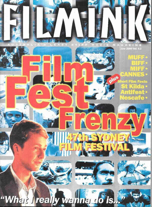 FILMINK magazine side cover June 2000