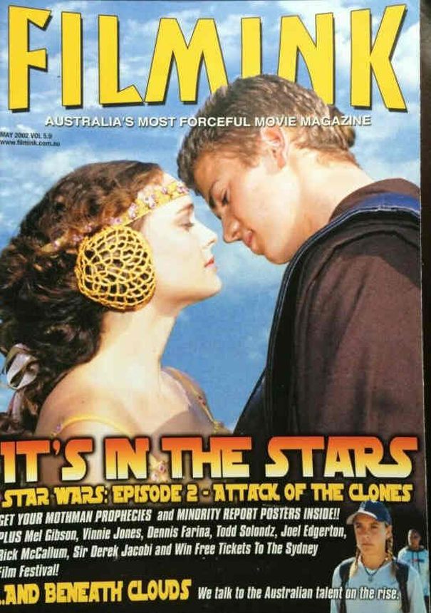 FILMINK magazine side cover  Vol 5 No  9 May 2002