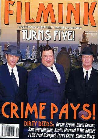 FILMINK magazine side cover July 2002