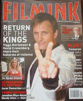 FILMINK magazine side cover March 2006