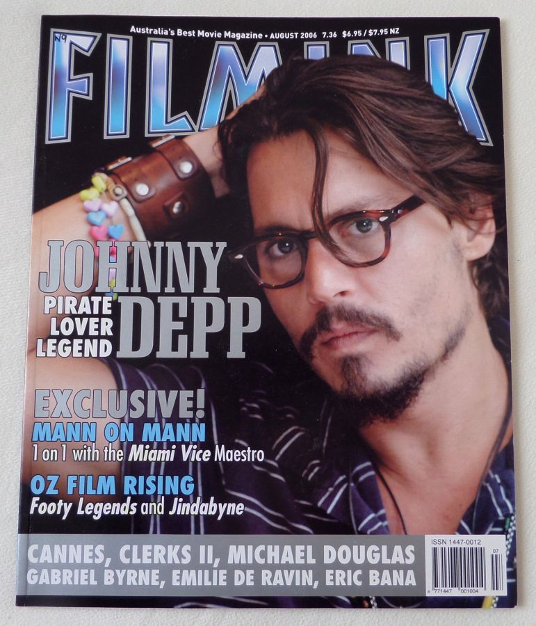FILMINK magazine side cover August 2006