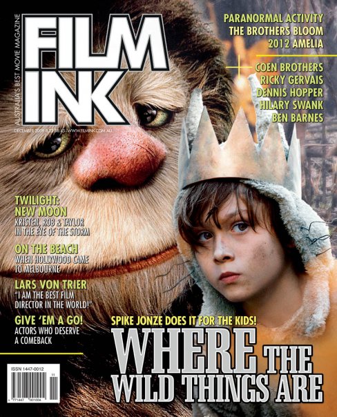FILMINK magazine side cover December 2009