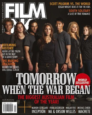 FILMINK magazine side cover August 2010