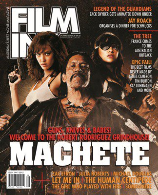 FILMINK magazine side cover October 2010