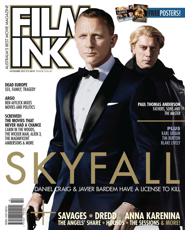 FILMINK magazine side cover November 2012