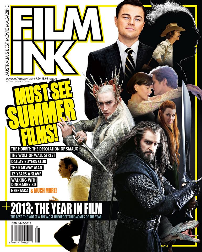 FILMINK magazine side cover January/February 2014