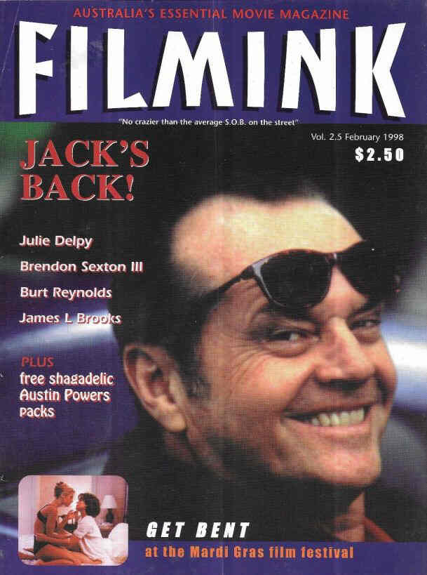 FILMINK magazine side cover February 1998