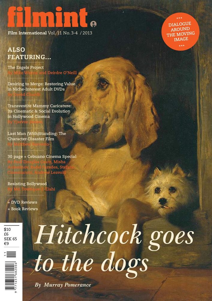 FILM INTERNATIONAL (Sweden) magazine side cover Issue 62/63  Vol 11 # 3/4  2013