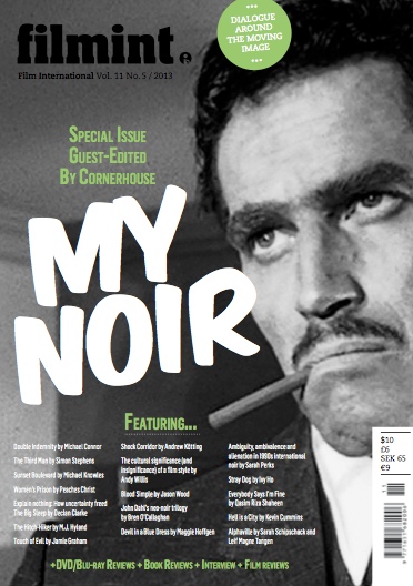 FILM INTERNATIONAL (Sweden) magazine side cover Issue 64  Vol 11 # 5  2013