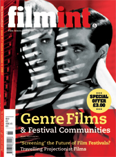 FILM INTERNATIONAL (Sweden) magazine side cover Issue 34 July/August 2008