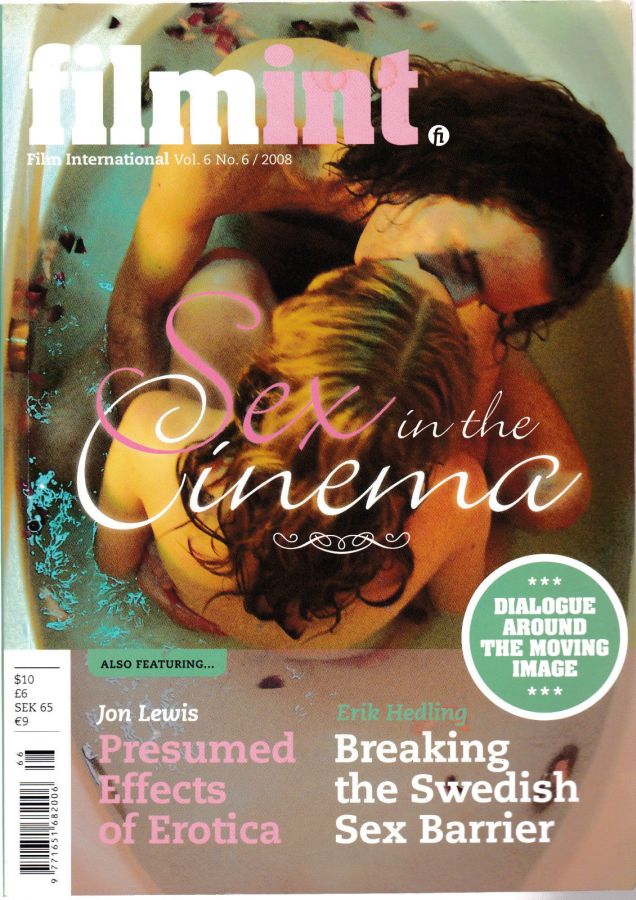 FILM INTERNATIONAL (Sweden) magazine side cover Issue 36 November/December 2008