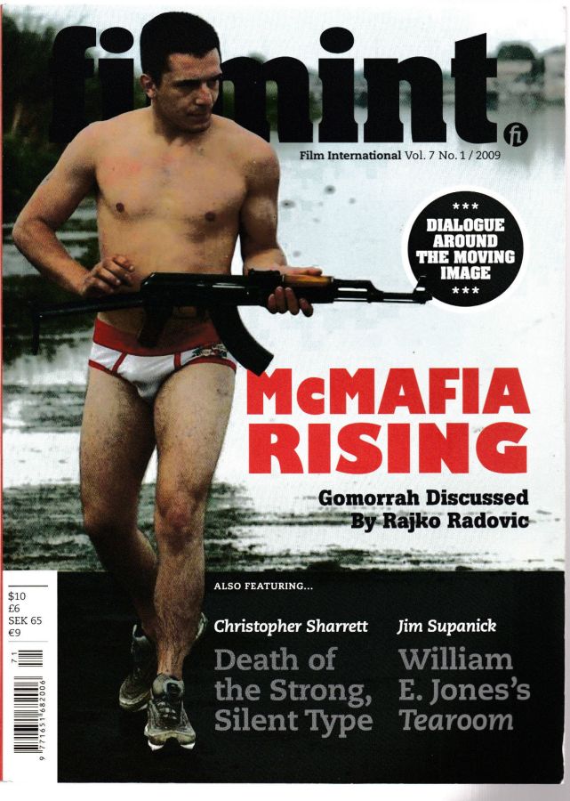 FILM INTERNATIONAL (Sweden) magazine side cover Issue 37 January/February 2009