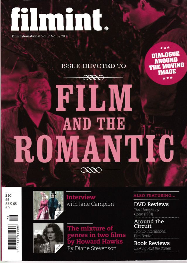 FILM INTERNATIONAL (Sweden) magazine side cover Issue 42 November/December 2009