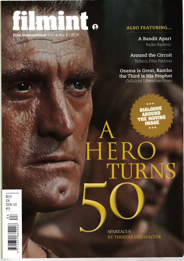 FILM INTERNATIONAL (Sweden) magazine side cover Issue 45 May/June 2010