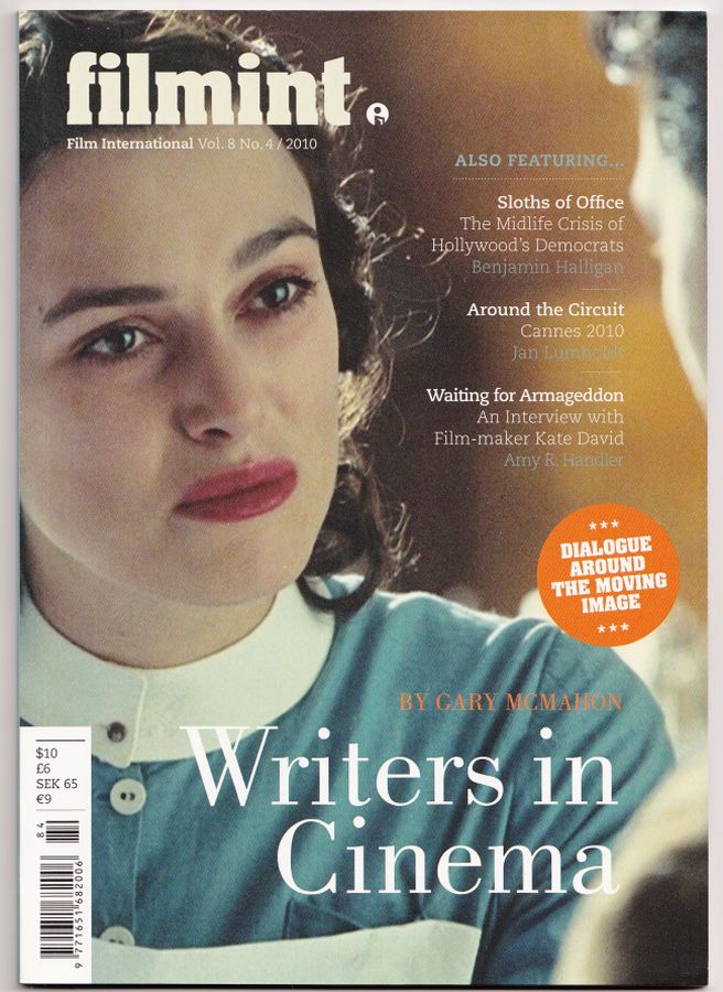 FILM INTERNATIONAL (Sweden) magazine side cover Issue 46 July/August 2010