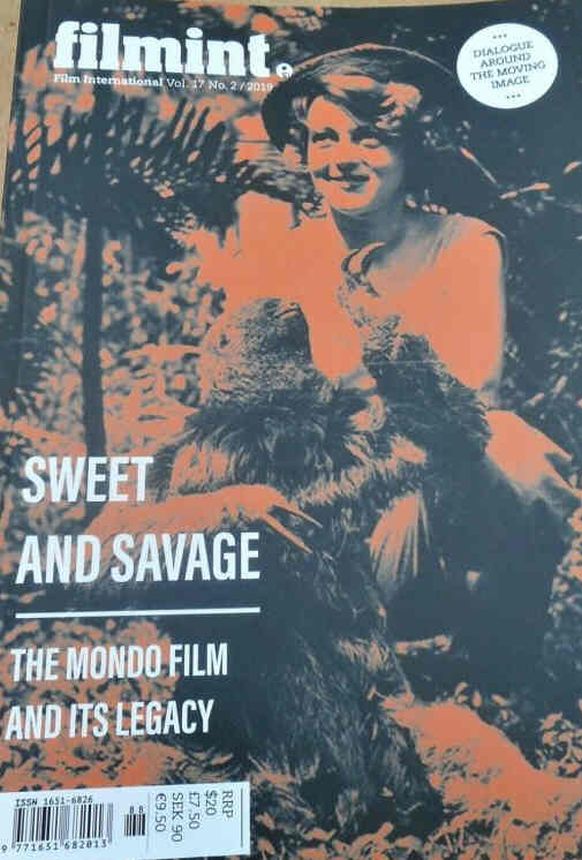 FILM INTERNATIONAL (Sweden) magazine side cover Issue 88  Vol 17 No  2   2019