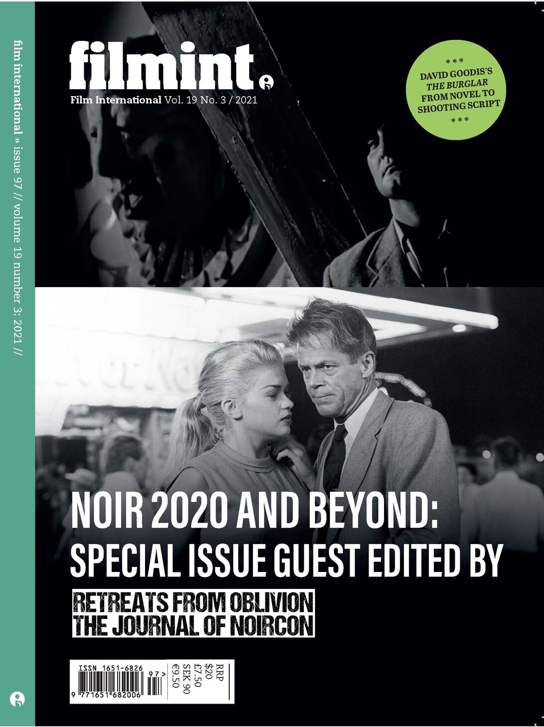 FILM INTERNATIONAL (Sweden) magazine side cover  Vol 19 No  3   2021
