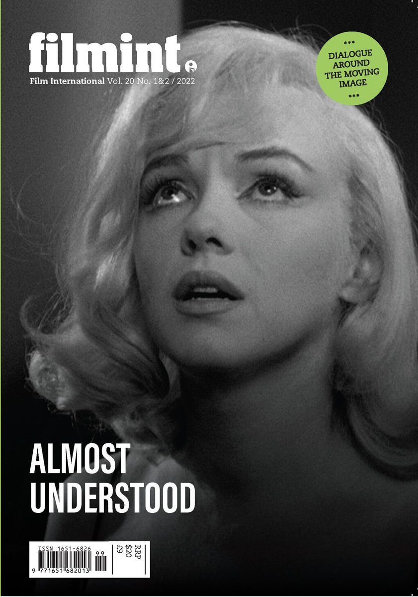 FILM INTERNATIONAL (Sweden) magazine side cover  Vol 20 No  1-2   2022