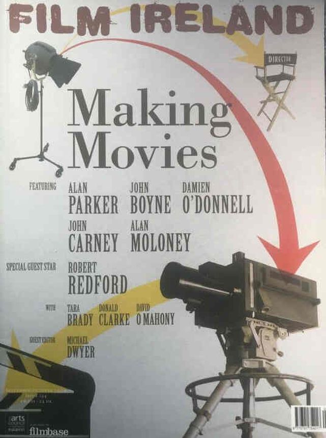 FILM IRELAND magazine side cover Issue 124  September/October 2008