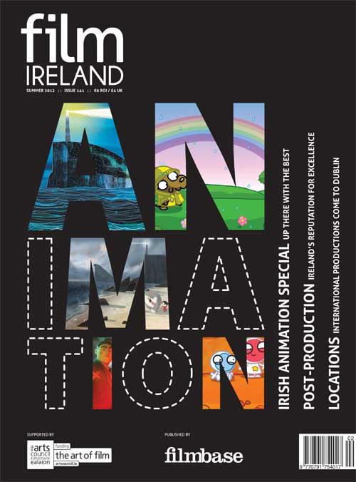 FILM IRELAND magazine side cover Issue 141 June/July/August 2012