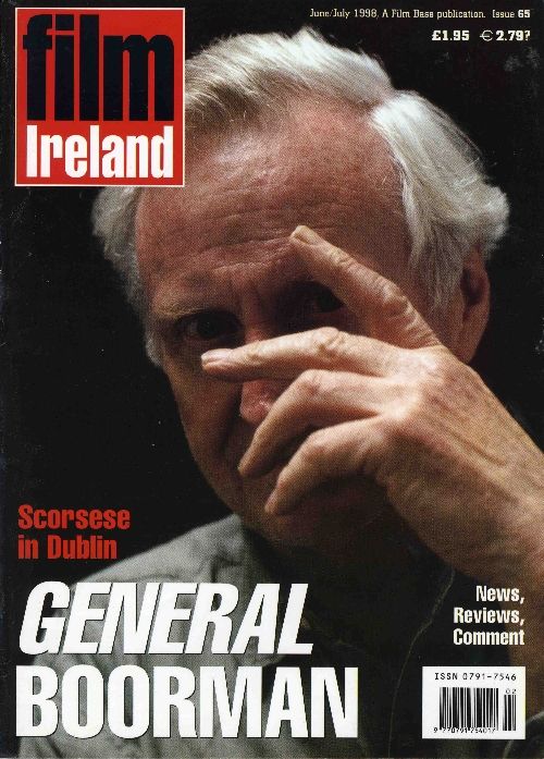 FILM IRELAND magazine side cover Issue 65 June/July 1998