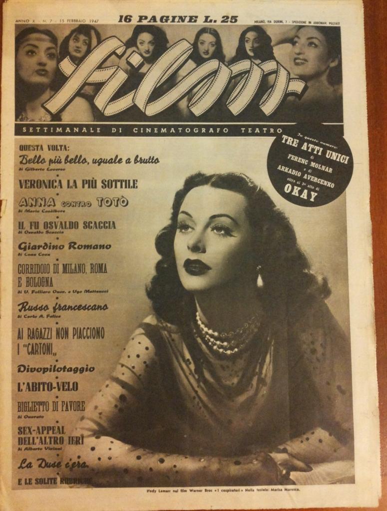 FILM (1938-50) magazine side cover Issue 7 15 February 1947
