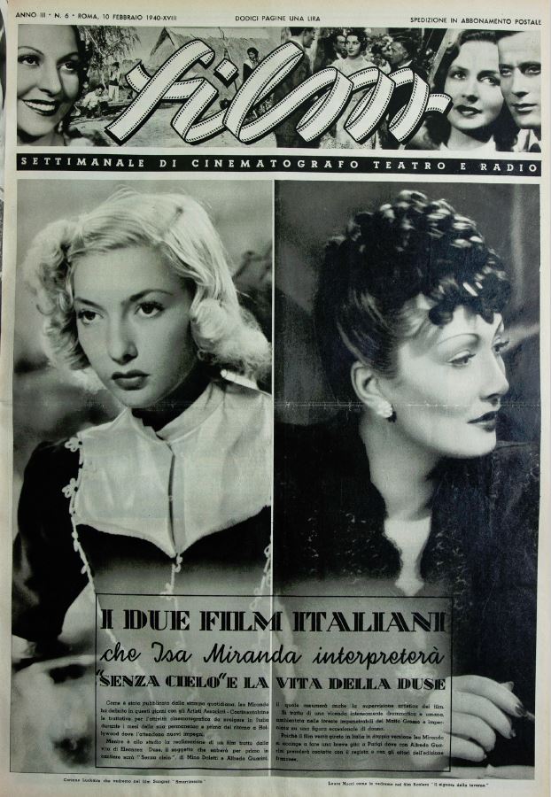 FILM (1938-50) magazine side cover Issue 6 10 February 1940