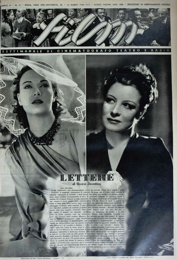 FILM (1938-50) magazine side cover Issue 11 16 March 1940