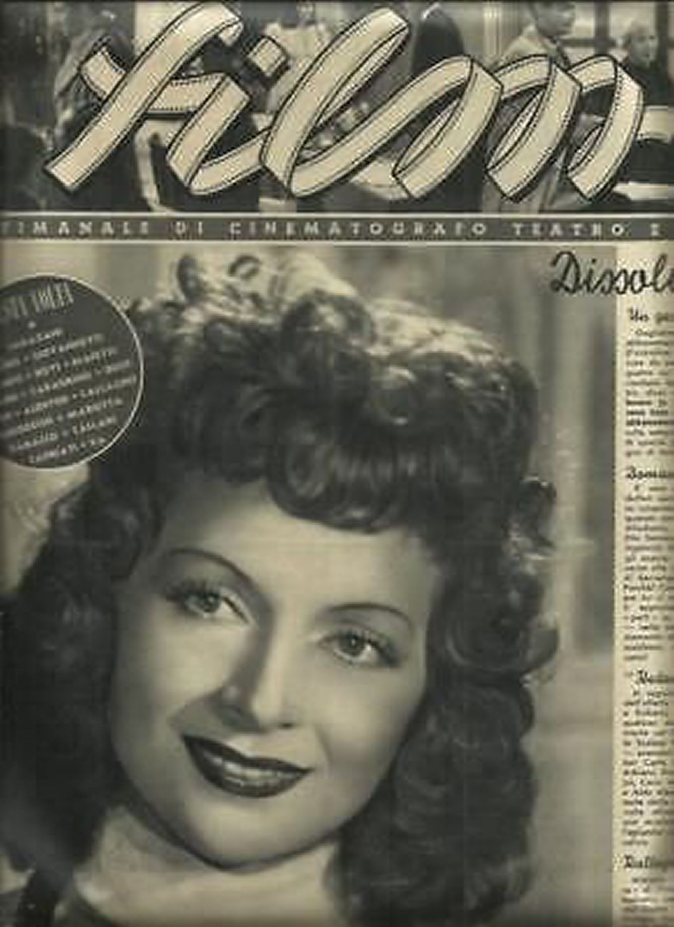 FILM (1938-50) magazine side cover Issue 9? 28 February 1942