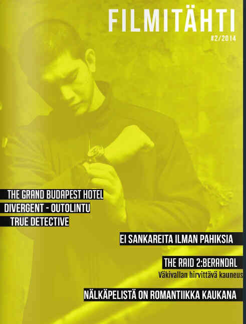 FILMITAHTI magazine side cover Issue 2  2014