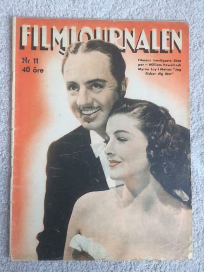 FILMJOURNALEN magazine side cover Issue 11 13 March 1941