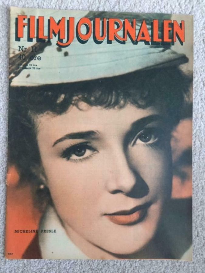 FILMJOURNALEN magazine side cover Issue 11   1948