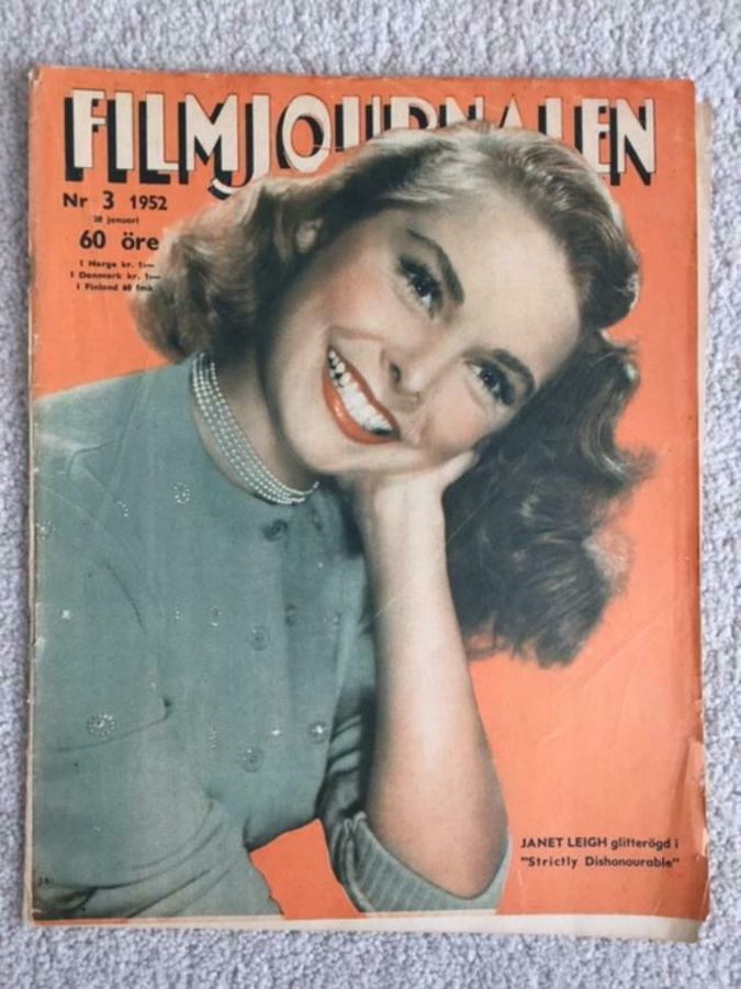 FILMJOURNALEN magazine side cover Issue 3 20 January 1952