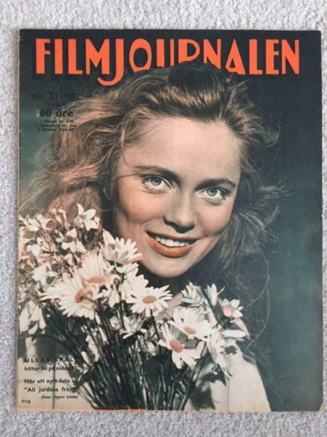 FILMJOURNALEN magazine side cover Issue 31 3 August 1952