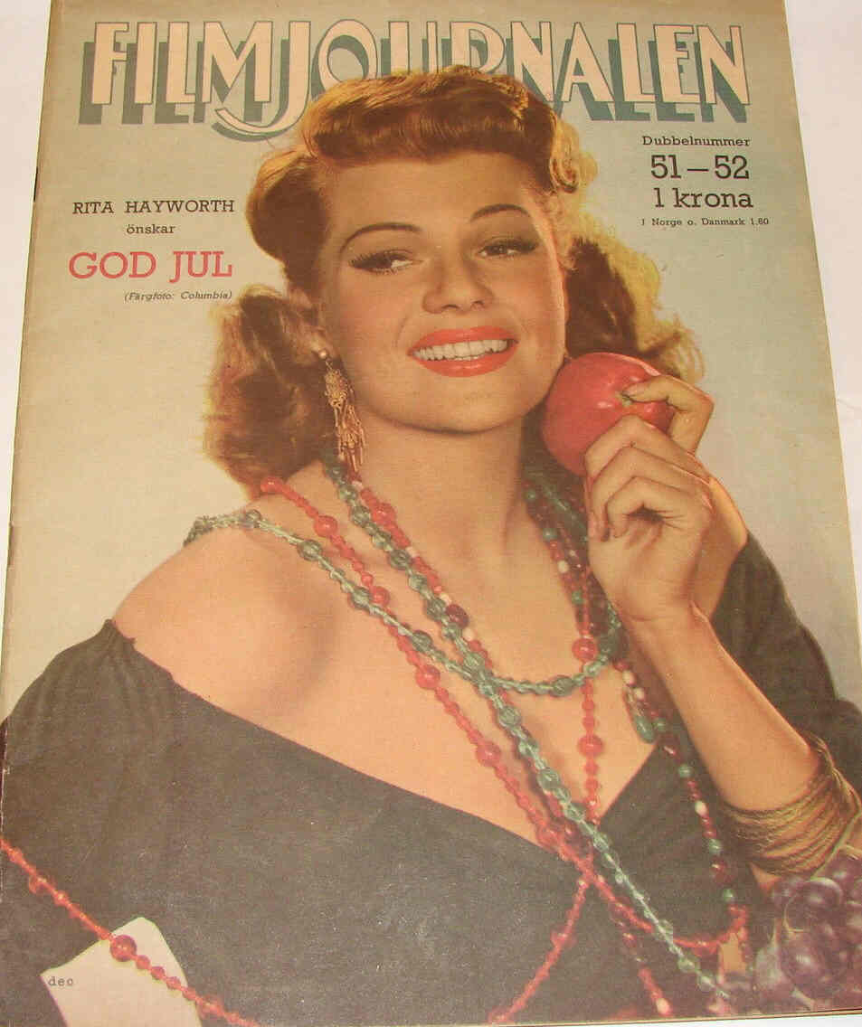 FILMJOURNALEN magazine side cover Issue 51-52  1948