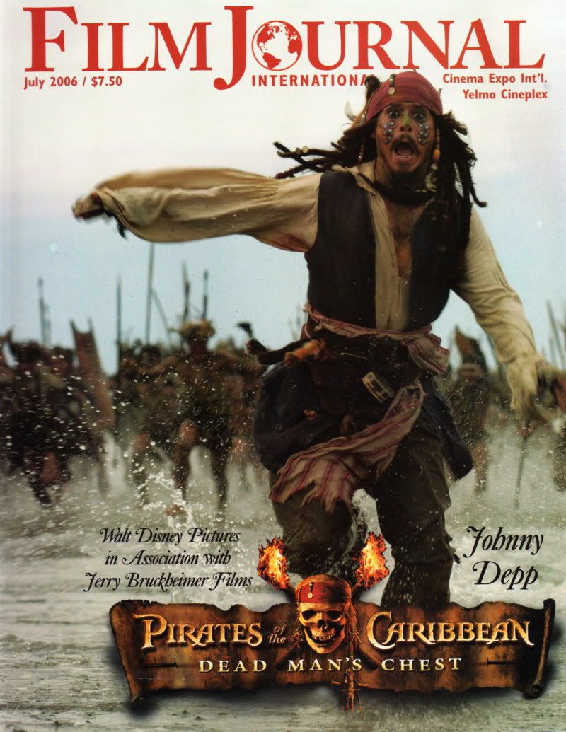 FILM JOURNAL INTERNATIONAL magazine side cover July 2006