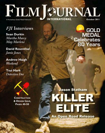 FILM JOURNAL INTERNATIONAL magazine side cover October 2011
